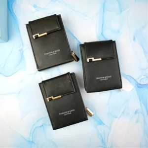 کیف پول پشت جاکارت ایستاده مشکی