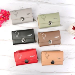 کیف پول قفلی پشت زیپ دخترانه