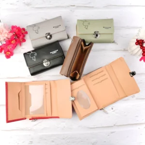 کیف پول قفلی پشت زیپ دخترانه