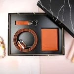 ست سه تیکه کوتاه کارتیر چرم طبیعی