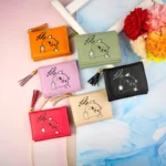 کیف پول سه لت کوچک دخترانه فانتزی گربه
