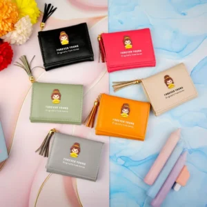 کیف پول سه لت کوچک دخترانه فانتزی