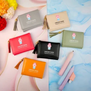 کیف پول سه لت کوچک دخترانه فانتزی