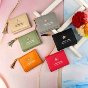 کیف پول سه لت کوچک دخترانه فانتزی