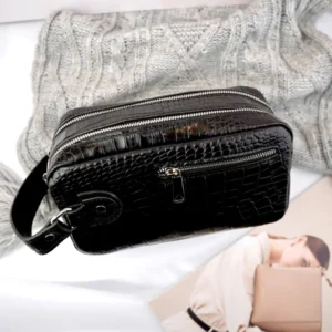 واش بگ مردانه چرم سنگی