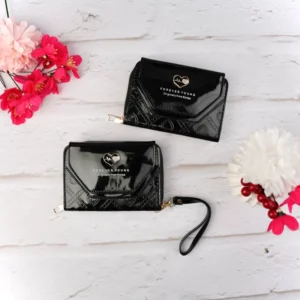 کیف پول پشت زیپ زنانه ورنی