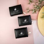 کیف پول پشت جاکارت کوچک مشکی کرومی