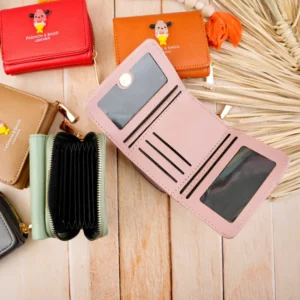 کیف پول پشت جاکارت کوچک دخترانه