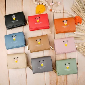 کیف پول پشت جاکارت کوچک دخترانه