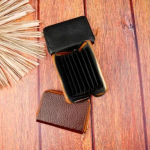 جاکارتی مردانه دورزیپ آکاردئونی چرم شرانگ