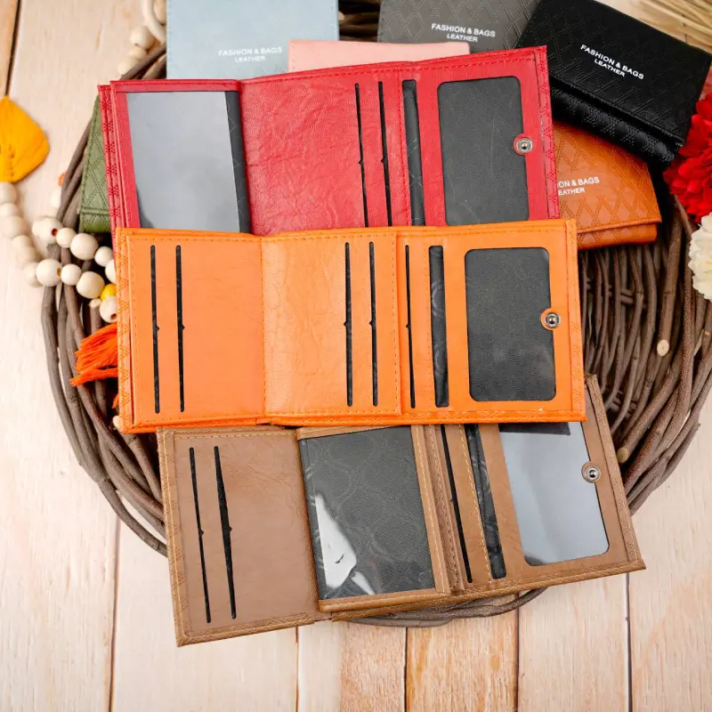 کیف پول سه لت کوچک داغی سوزنی