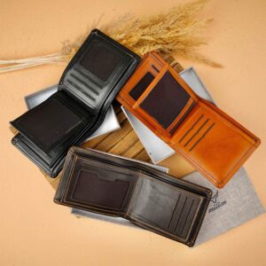 کیف پول جیبی مردانه چرم طبیعی