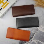 کیف دسته چکی دورزیپ چرم طبیعی شرانگ