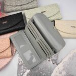 کیف پول زنانه لب گرد کنفی