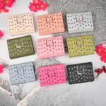 کیف پول دخترانه سه لت چاپی طرح گربه قلبی