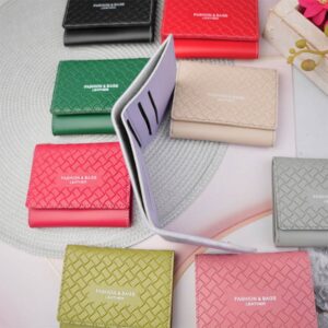 کیف پول سه لت داغی طرح خشتی