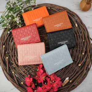 کیف پول سه لت داغی بافتی
