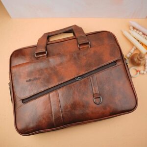 کیف اداری کریستالی نقاب کج رنگ عسلی