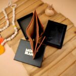 کیف پول کتابی مون بلان چرم ساده
