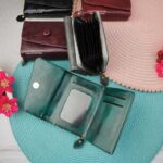 کیف پول پشت جاکارت سرخونه کج