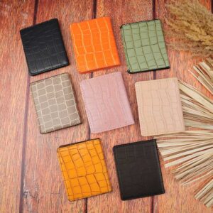 کیف پول کتابی سنگی ورنی
