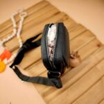 کیف دوشی سرخونه دار کوچک مشکی