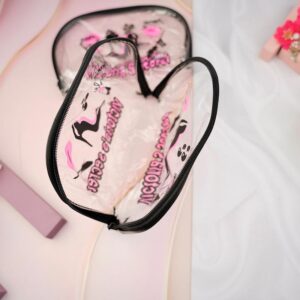 کیف آرایشی طلقی چاپی