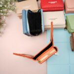 کیف پول پشت جاکارت داغی آجری