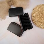 جاکارتی دورزیپ ساده چرمی